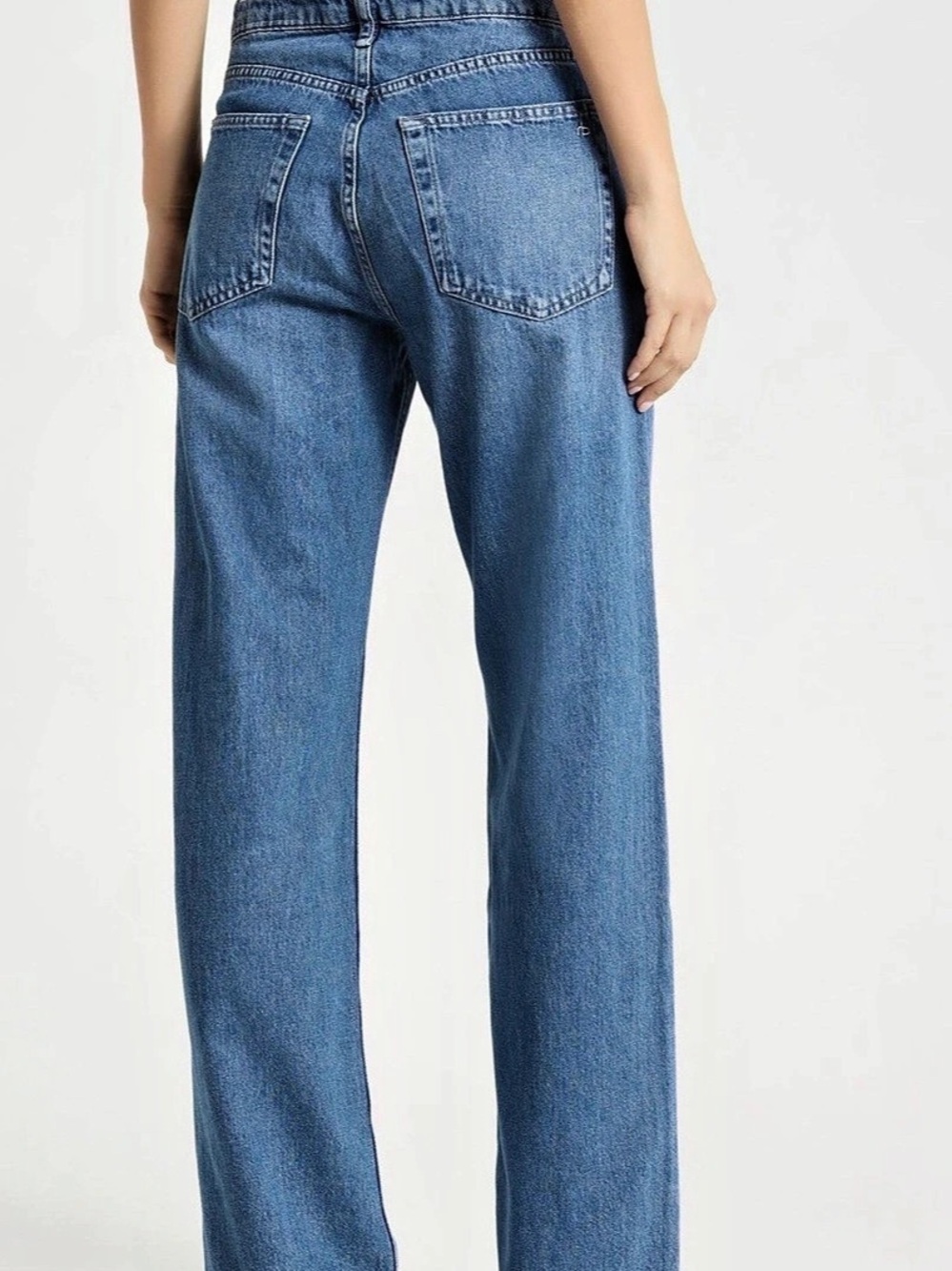 Rag & Bone Lori Mid Rise Jeans. - Picture 3 of 7